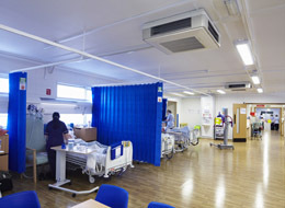 Portakabin modular building for new 'surge' ward at Watford Hospital